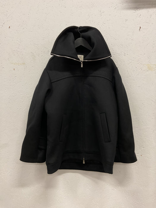 High Neck Wool Jacket