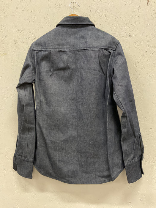 Stiff Denim Patch Shirt