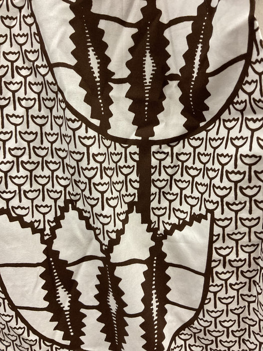 Printed cotton shirtdress