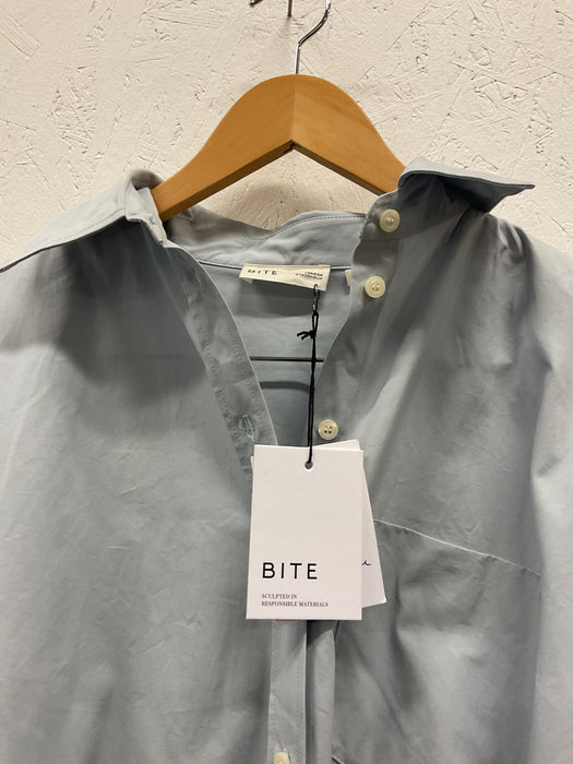 Sleeveless Cotton Shirtdress with Belt