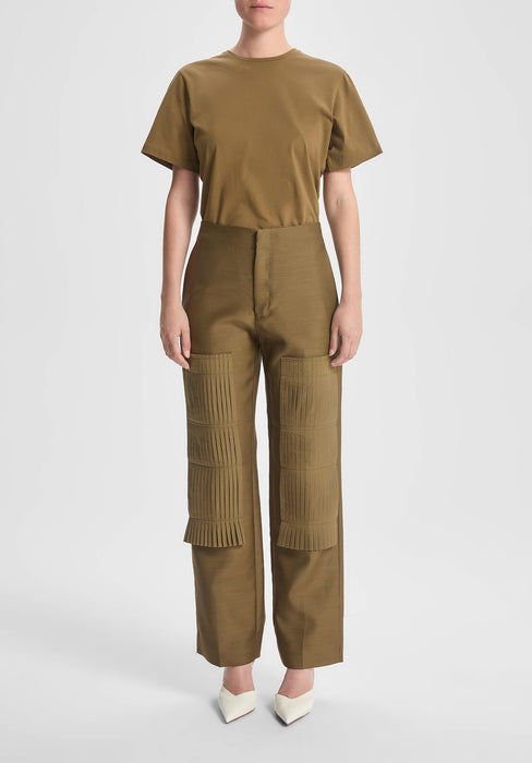 Pleated Patch Trouser