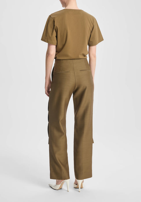 Pleated Patch Trouser