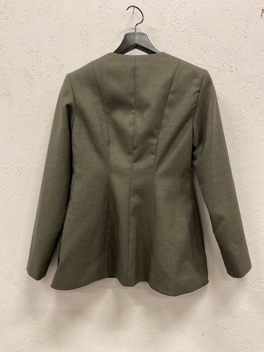 Bloused Shaped Wool Jacket