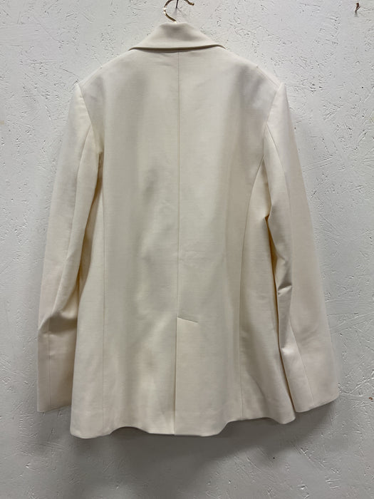 White Wool Suit Jacket