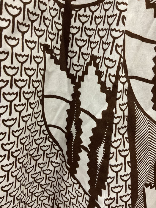 Printed cotton skirt