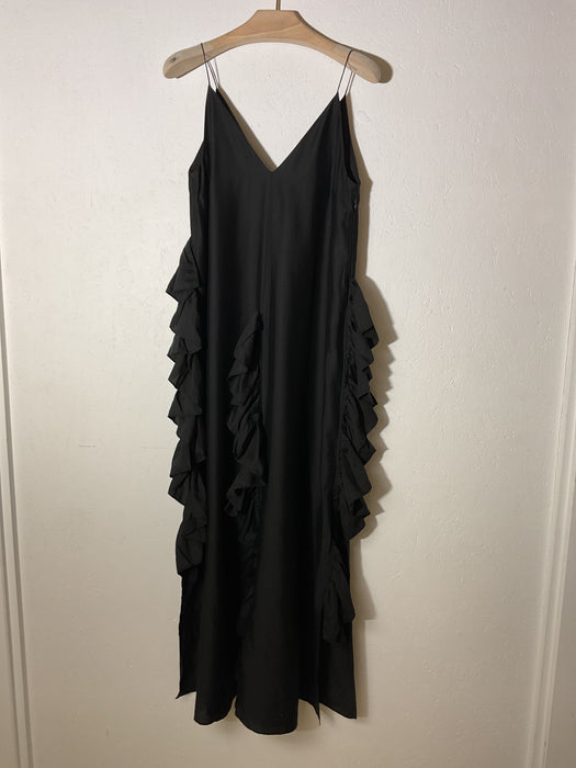 Dress with Vertical Frill.