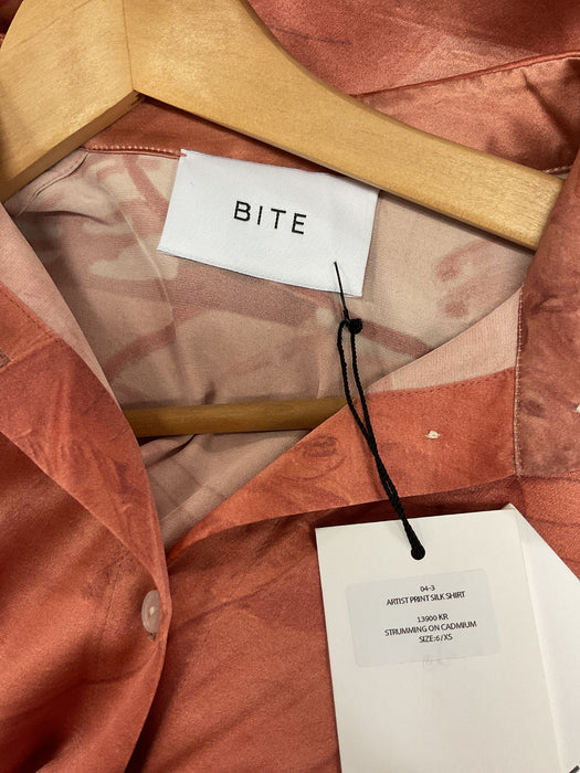 Artist Print Silk Shirt