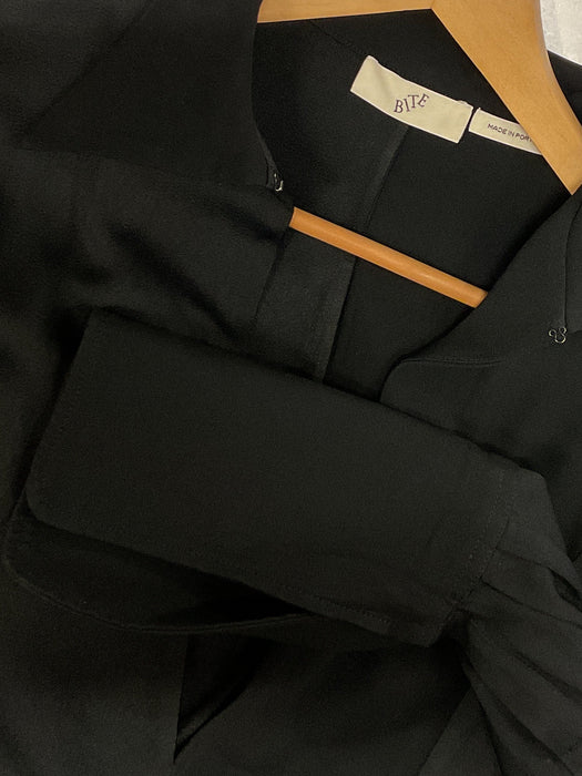 Silk/Wool Black dress
