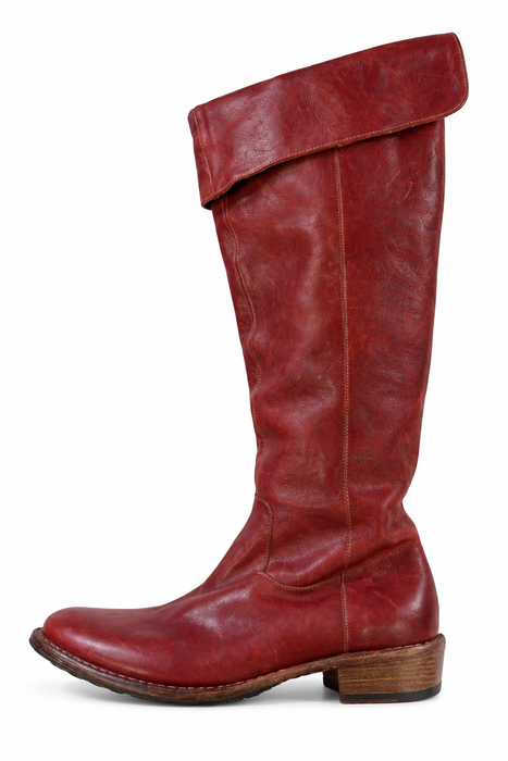 Burgundy High Boot