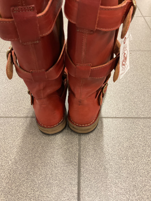 7040 Eternity Mattone Leather Boots.