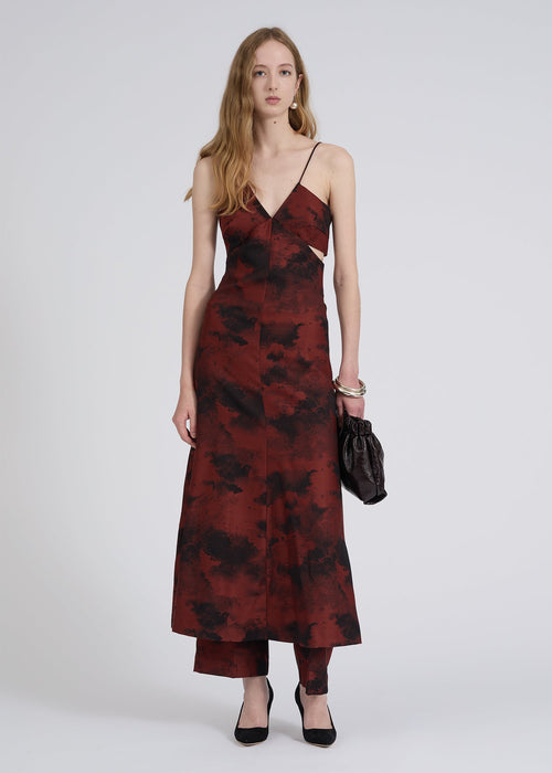Jacquard Aquilone Strap Dress