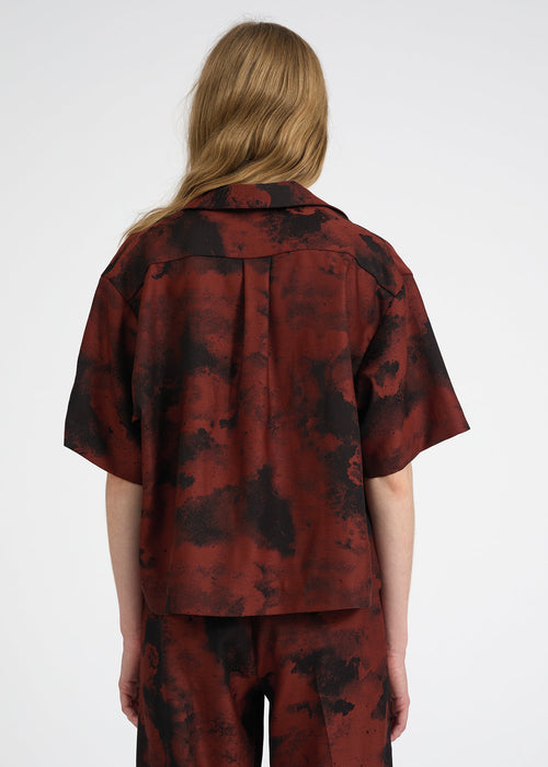 Jacquard Cropped Shirt