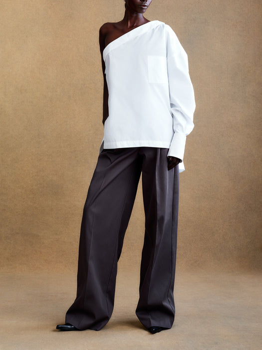 CRISP ASYMMETRIC SHIRT