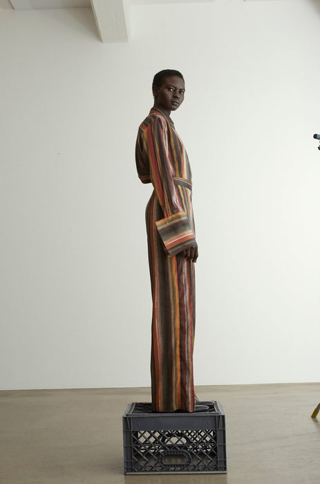 Wide Leg Organic Silk Trouser