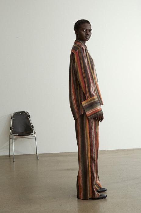 Wide Leg Organic Silk Trouser