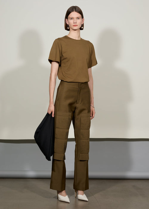 Pleated Patch Trouser