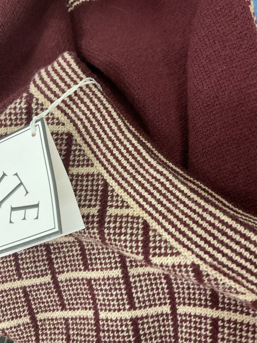 Checked Jacquard Knit Skirt