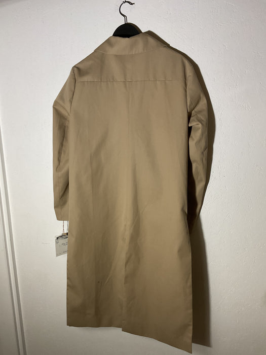 Collar Coat with Side Slit