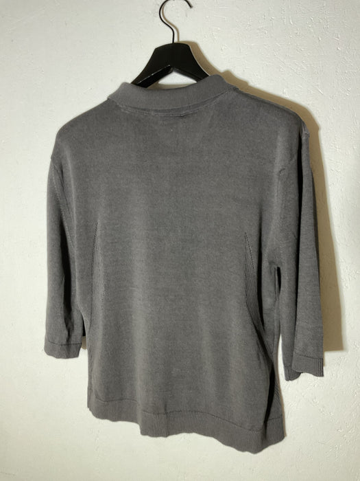 Cotton/Silk Shortsleeve Cardigan