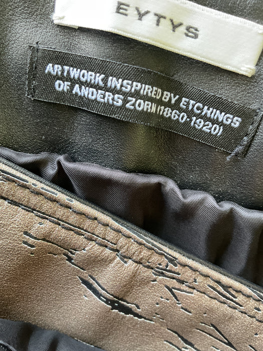 Rouge Zorn Leather Skirt