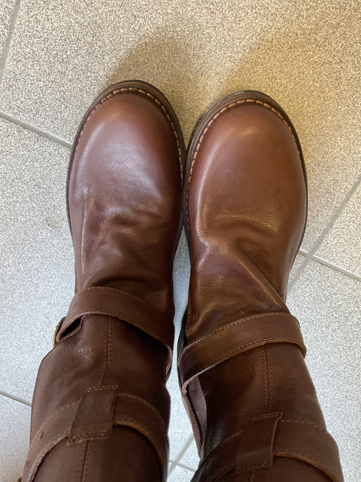 7040 Noce Leather Boots.