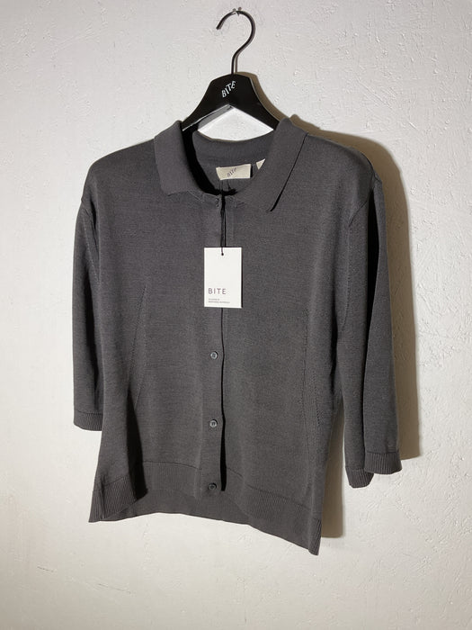 Cotton/Silk Shortsleeve Cardigan