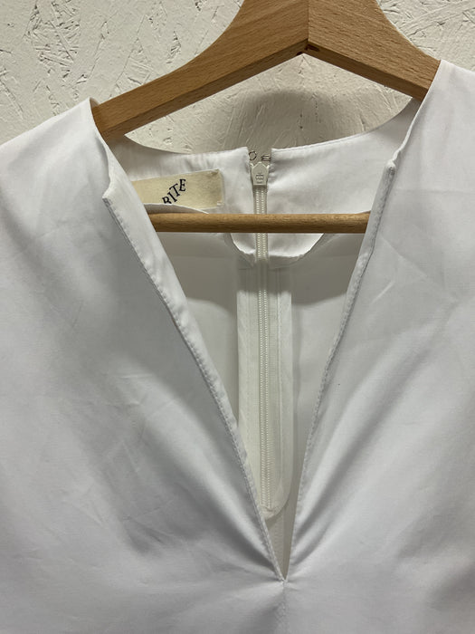 White Poplin Dress