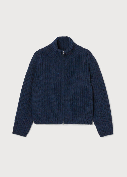 Chunky Heritage Zip Cardigan