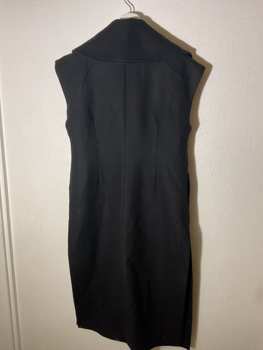 Sleeveless Heavy Wool Coat