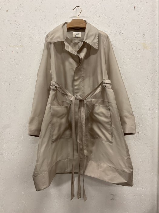 Silk Organza Sheer Coat