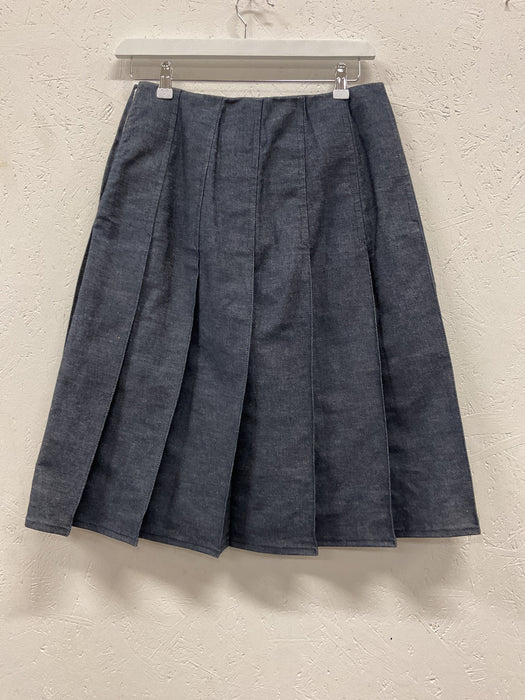 Panel Denim Skirt