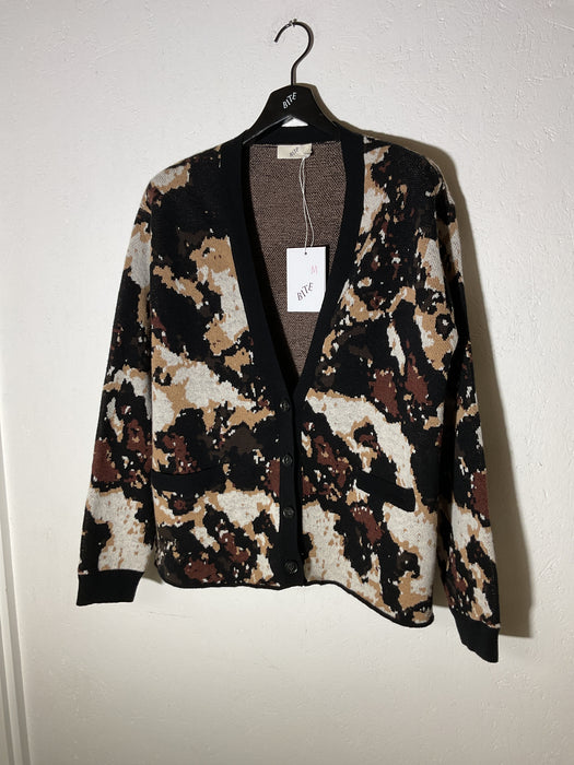 Knitted Camo Cardigan