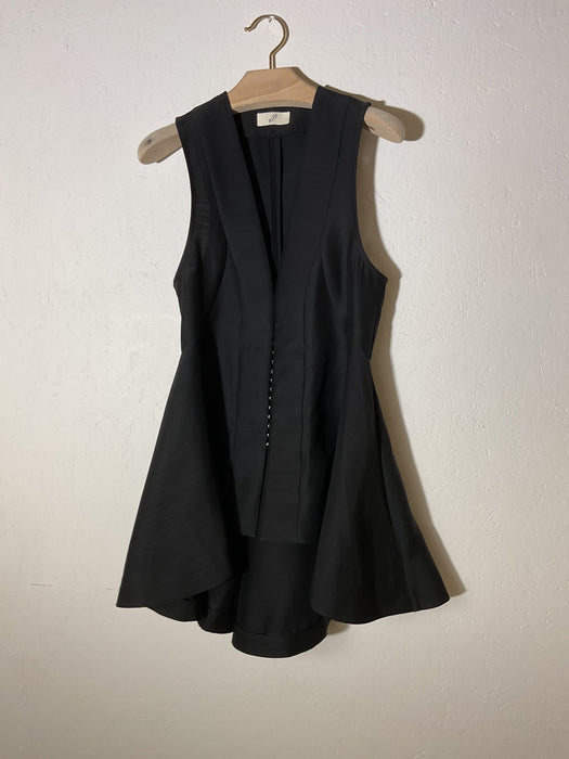 Wool/Silk Flounce Top