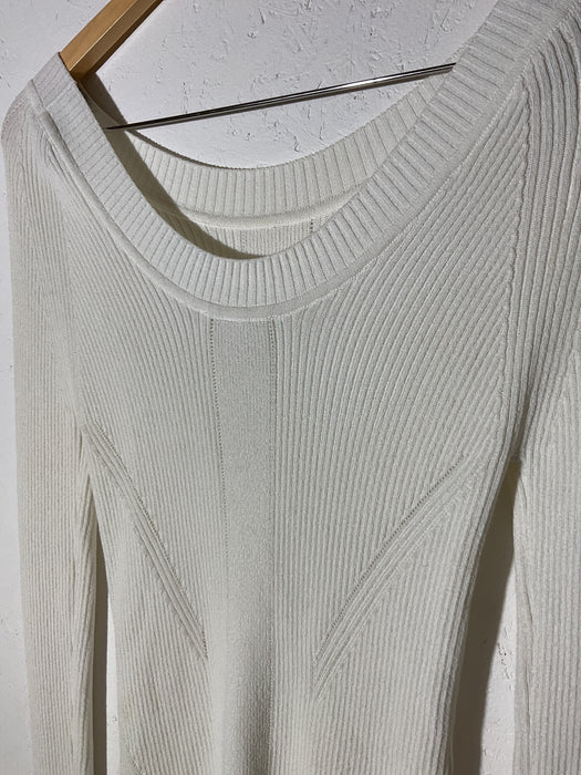 White Jersey Top