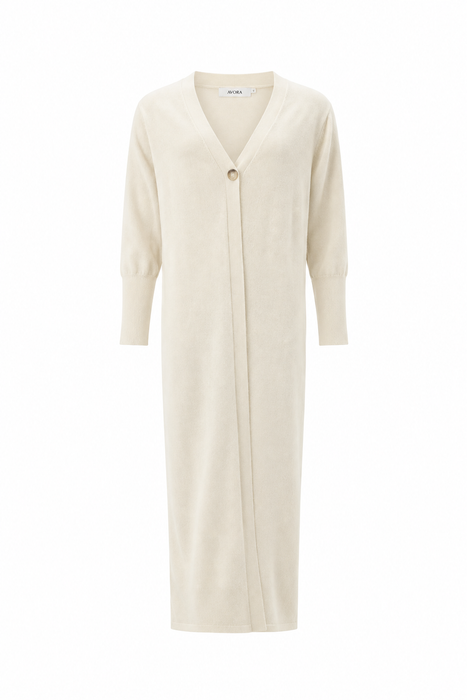 Cashmere Blend Long Cardigan