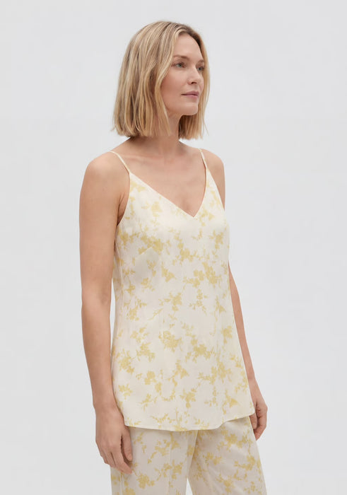 Sculpted Printed Strap Top