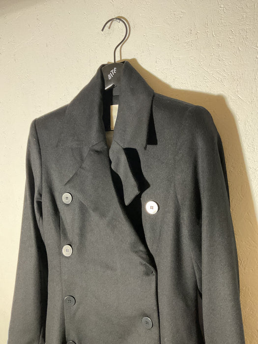 Doublebreasted Soft Wool Coat