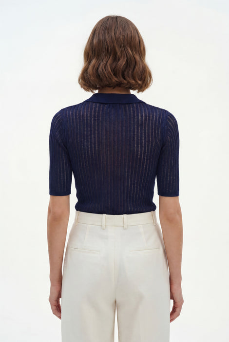 Cotton Net Rib Top