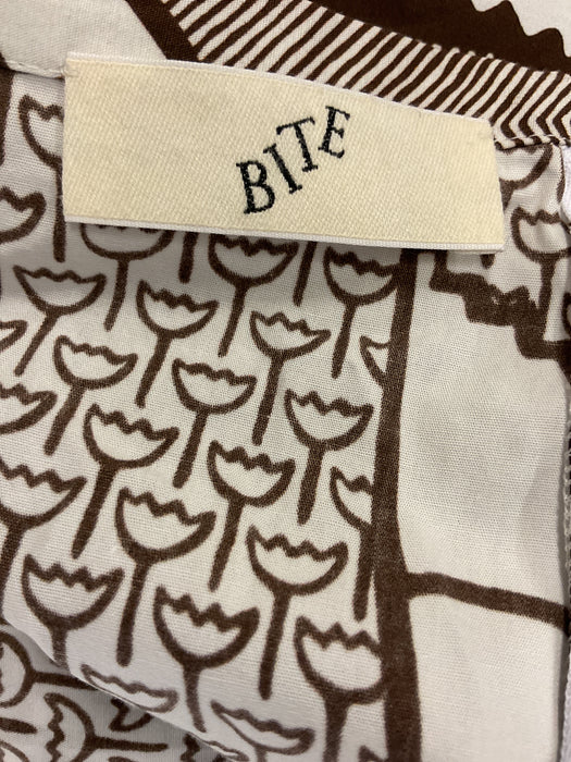 Printed cotton skirt