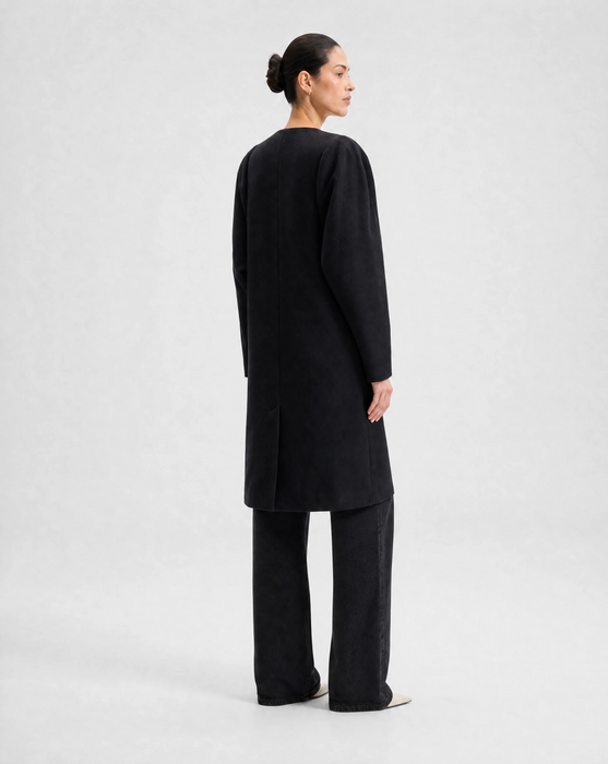 Sculpted Sleeve Coat