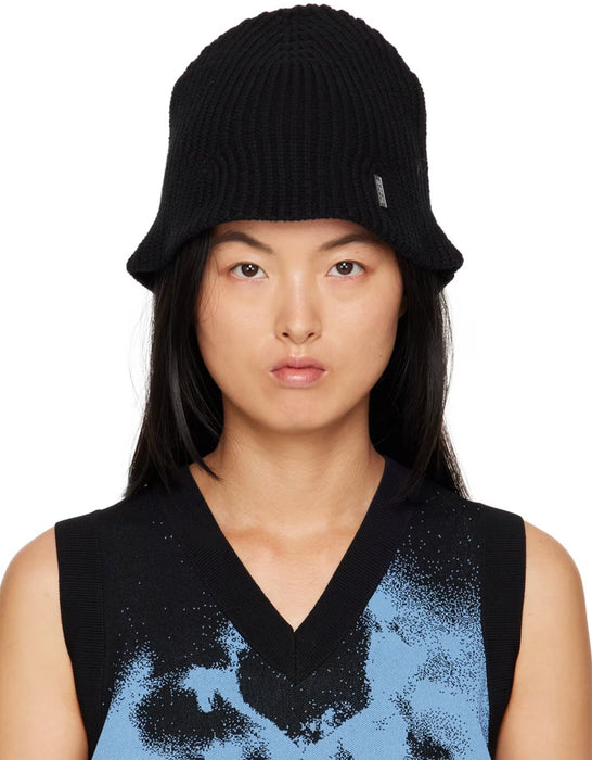 Elio Knitted Black Hat