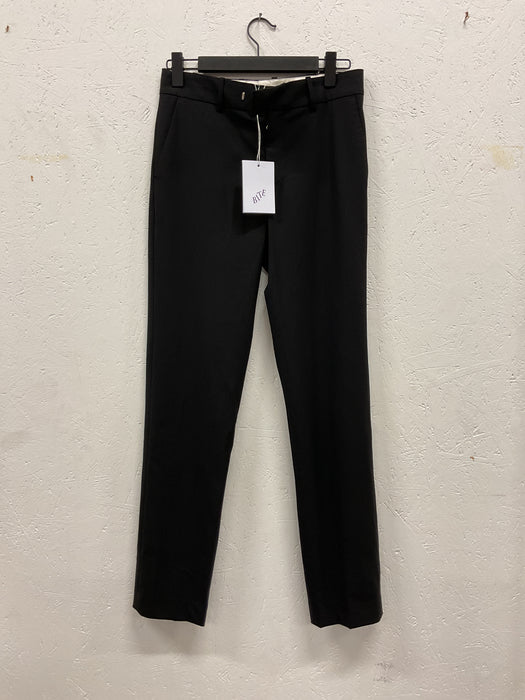 Tailored Wool Trousers with Zippers