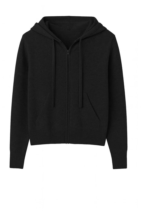 Classic Knitted Zip Hoodie