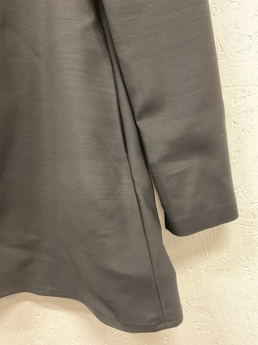 A-line Wool/Silk Dress with Pockets