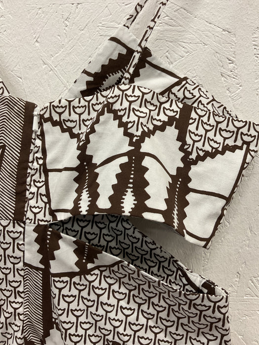 Printed cotton dress