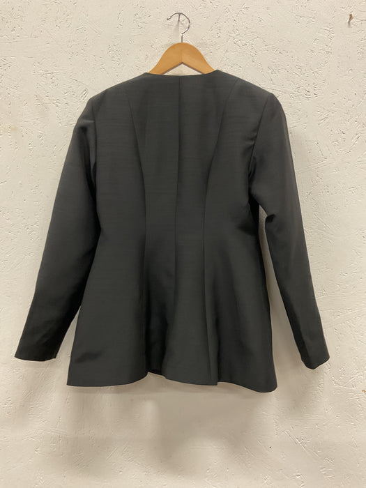 Bloused Shaped Wool/Silk Jacket