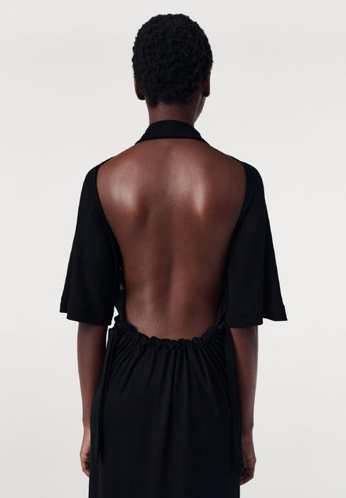 Naked Back Jersey Dress