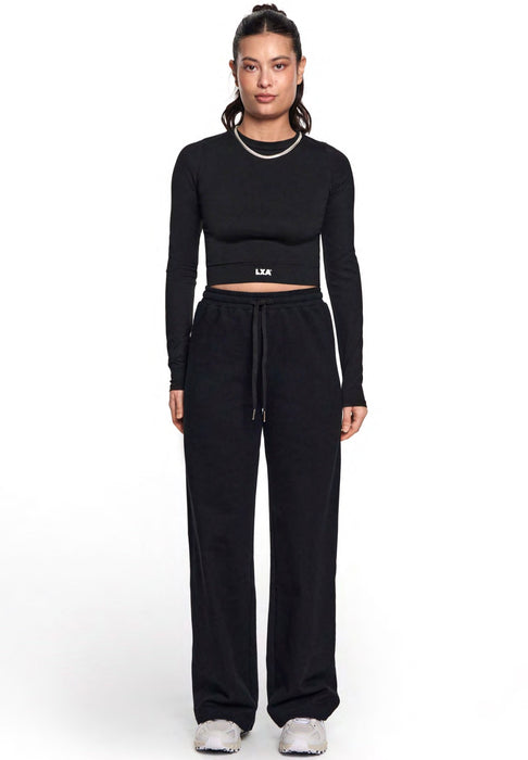 Cropped Long Sleeve Yoga Top