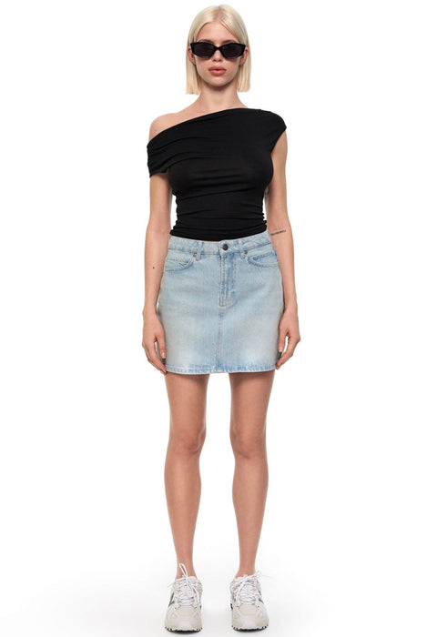 Cargo Denim Mini Skirt