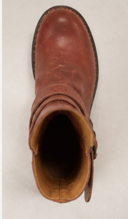 713 Rose Leather Boot